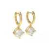 9K/14K/18K White/Yellow/Rose Gold or Platinum Lab-Growing Diamond Drop Earrings, 0.5ct/1ct*2 VVS1-VVS2 D-E Color, Women's Fine Jewelry Gift (18K Yellow Gold, 1ct*2 Gem Weight) view 4