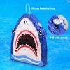 Shark Piata Ocean Shark Themed Party Decorations 17x13x3.7 Inches with Piata Blindfold and Bat for Kid Adult view 3
