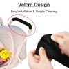 2Pcs 13.38 * 5.51inches Stroller Handlebar Cover,Pushchair Armrest Handle Protector Cover,Pram Bumper Bar Dustproof Handle Gloves Replacement Removable Universal Protective Case Grip Bar Covers view 3