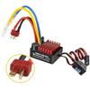 9IMOD WP 1060 2-3s 60A Brushed ESC [T Plug] Waterproof Brushed Electronic Speed Controller with Switch Mode BEC, RC ESC for 1/10 Scale RC Crawler Car Trucks view 1