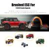 9IMOD WP 1060 2-3s 60A Brushed ESC [T Plug] Waterproof Brushed Electronic Speed Controller with Switch Mode BEC, RC ESC for 1/10 Scale RC Crawler Car Trucks view 3