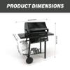 1 12 Scale Dollhouse Accessories, Metal BBQ Grill Mini Dollhouse Accessories with Gas Tank, DIY Miniature for Decoration, for Lovers view 3