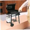 1 12 Scale Dollhouse Accessories, Metal BBQ Grill Mini Dollhouse Accessories with Gas Tank, DIY Miniature for Decoration, for Lovers view 4