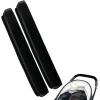 2 Pack 13.38 * 5.51in Armrest Handle Cover,Universal Pushchair Protector Handlebar Sleeve Bumper,Dust Proof Handle Accessories Removable Fabric Pushchair Case Grip Bar Replacement Covers(Black) view 1