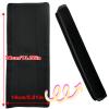 2 Pack 13.38 * 5.51in Armrest Handle Cover,Universal Pushchair Protector Handlebar Sleeve Bumper,Dust Proof Handle Accessories Removable Fabric Pushchair Case Grip Bar Replacement Covers(Black) view 2