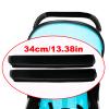 2 Pack 13.38 * 5.51in Armrest Handle Cover,Universal Pushchair Protector Handlebar Sleeve Bumper,Dust Proof Handle Accessories Removable Fabric Pushchair Case Grip Bar Replacement Covers(Black) view 3