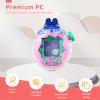 Case for Tamagotchi Paradise  PC Protective Hard Shell with Cute Cartoon Cover & Detachable Lanyard,Durable Protective Housing for Tamagotchi Paradise Virtual Pet Machine[Blue Ears] view 3
