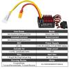 9IMOD WP 1060 2-3s 60A Brushed ESC [XT60 Plug] Waterproof Brushed Electronic Speed Controller with Switch Mode BEC, RC ESC for 1/10 Scale RC Crawler Car Trucks view 4