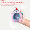 Case for Tamagotchi Paradise  PC Protective Hard Shell with Cute Cartoon Cover & Detachable Christmas Lanyard,Durable Protective Housing for Tamagotchi Paradise Virtual Pet Machine[Christmas Hat] view 4