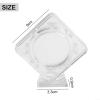 1PC 4cm Coin Display Case Stand Holders for Collectors 3D Rotatable Floating Coin Capsules Frame Clear Acrylic Protector Sleeves Container Box Commemorative Medal Box view 2