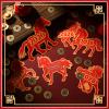 Gueevin 100 Pcs Year of The Horse 2026 Scratch Off Cards Chinese New Year Fortune Cards and 25 Pcs Chinese Coins Set Luck Gifts for Families Reunion Game Spring Festival Party Decorations(Lucky) view 4