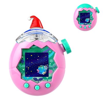 Case for Tamagotchi Paradise PC Protective Hard Shell with Cute Christmas Cartoon Cover,Durable Protective Housing for Tamagotchi Paradise Virtual Pet Machine[Christmas Hat]