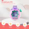 Case for Tamagotchi Paradise  PC Protective Hard Shell with Cute Cartoon Cover & Detachable Lanyard,Durable Protective Housing for Tamagotchi Paradise Virtual Pet Machine[Purple Head] view 3