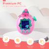 Case for Tamagotchi Paradise  PC Protective Hard Shell with Cute Cartoon Cover,Durable Protective Housing for Tamagotchi Paradise Virtual Pet Machine[Pink Flower] view 3