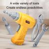 Drill Toy - Educational Drill Tool Set, Learning Construction Kit, Child-Friendly Design with Safe Components, STEM Activity Toy for Creativity, Hand-Eye Coordination, Problem-Solving, and Playtime view 4