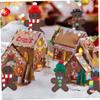 Christmas Craft Kits Gingerbread Man Air Dry Clay Kit DIY Christmas Modeling Clay for Kids Age 3+ for Birthday School Winter Party view 2