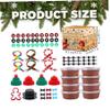 Christmas Craft Kits Gingerbread Man Air Dry Clay Kit DIY Christmas Modeling Clay for Kids Age 3+ for Birthday School Winter Party view 4