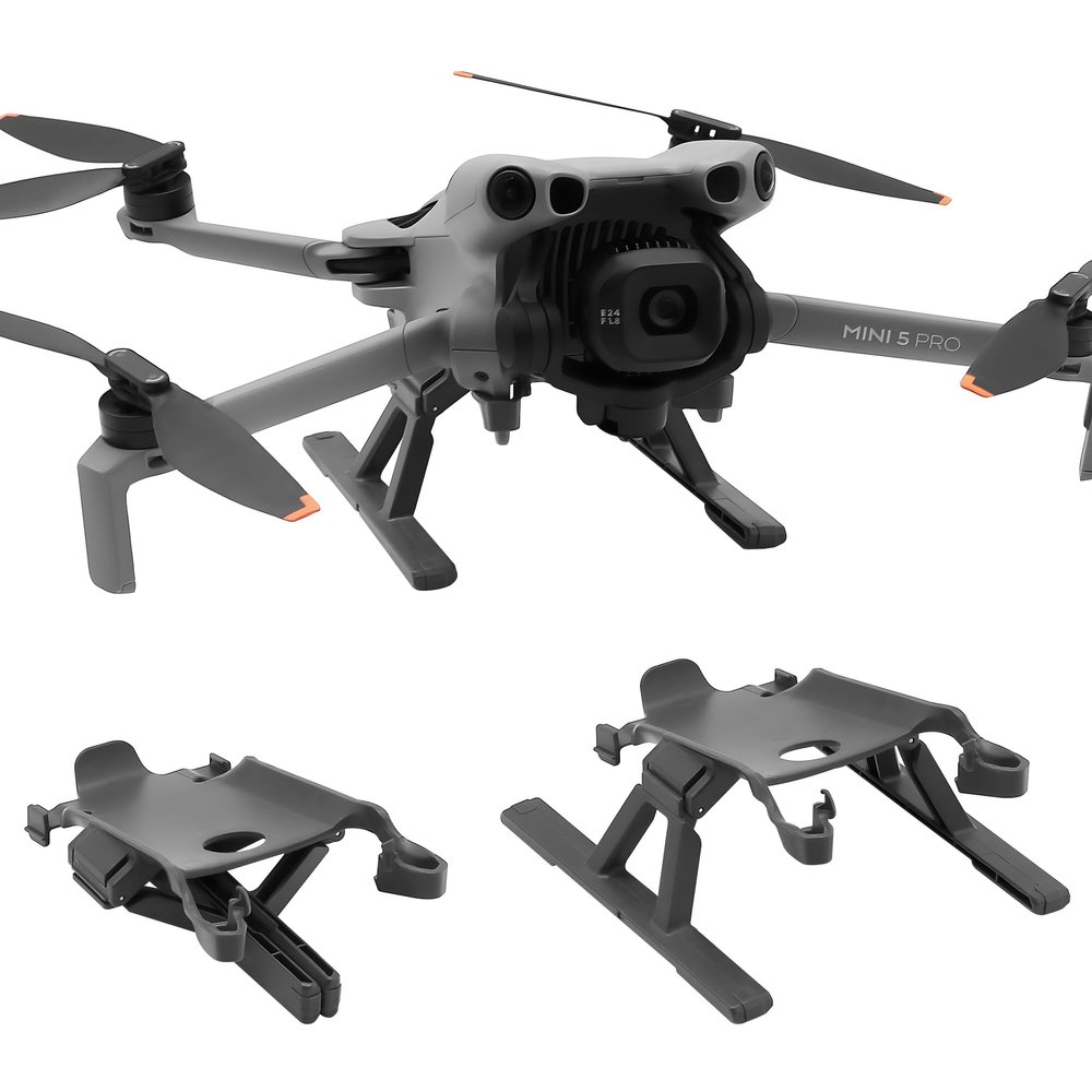 Craznick Mini 5 Pro Landing Gear - Foldable Landing Legs Quick Release Height Extension Kit for DJI Mini 5 Pro Drone Accessories