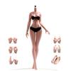 1/6 Scale Female Body,12inch Mech Girl Body Super Flexible Seamless Figure Large Bust Body with Detachable Feet Collection (Pale Skin, Normal Version) view 1