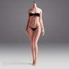 1/6 Scale Female Body,12inch Natural Beauty Body Super Flexible Seamless Figure Large Bust Body with Detachable Feet Collection (Pale Skin, Makeup Vrersion) view 1