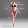 1/6 Scale Female Body,12inch Natural Beauty Body Super Flexible Seamless Figure Large Bust Body with Detachable Feet Collection (Pale Skin, Makeup Vrersion) view 2