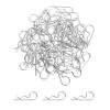 MECCANIXITY 50 Pcs RC Body Clips, 1.2mm Stainless Steel Universal RC Car Clips R Pins for 1/6 1/8 1/10 Scale Model Remote Control Car Truck Crawler Shell Replacement Parts (Silver) view 1