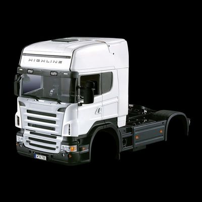 wheelfun US in Stock, 1/14 RC Body Highline Trailer Tractor Truck Car Shell Model 1C Model Parts for Ages 14+