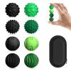 DGMDGS 8-Pack Silicone Magnetic Sensory Fidget Balls, Stress Relief Toys for Adults and Teens(14+), Suitable for Autism ADHD Anxiety, Office Desk Fun Tactile Toy(Black&Green) view 1