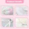Ngbbby Lamb Hat Cute Cartoon Sheep Hat with Strap Y2k Beanie Winter Headwear Cosplay Photo Props Party Supplies for Women Girls Kids, Lamb Ears Costume view 3