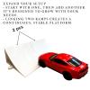 1 PCS Wall-Leaning RC Ramp 75 Jump for 1/18 & 1/24 Scale RC Cars, Lightweight Combinable Stunt Ramp Compatible with Traxxas, Axial, and Redcat Models, Indoor RC Racing Jump Ramp (Black) view 2