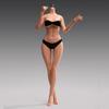 1/6 Scale Female Body,12inch Slightly Fat Body Super Flexible Seamless Figure Large Bust Body with Detachable Feet Collection (Suntan Skin, Normale Version) view 1