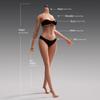 1/6 Scale Female Body,12inch Slightly Fat Body Super Flexible Seamless Figure Large Bust Body with Detachable Feet Collection (Suntan Skin, Normale Version) view 2
