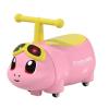 Rocking Car Peanut Shape Wiggle Car Music Light Anti-Rollover Silent Wheel Perfect As A Gift(Pink,with Music) view 1