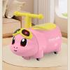 Rocking Car Peanut Shape Wiggle Car Music Light Anti-Rollover Silent Wheel Perfect As A Gift(Pink,with Music) view 3