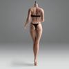 1/6 Scale Female Body,12inch Natural Beauty Body Super Flexible Seamless Figure Large Bust Body with Detachable Feet Collection (Suntan Skin, Makeup Vrersion) view 4