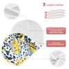 Kigai Tropical Leopard Burp Cloths for Baby 1 PCS Ultra Soft & Absorbent Muslin Burping Cloths Newborn Spit Up Rags for Boys & Girls, 11x22 inch view 3