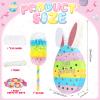 25" Easter Decorations Pinata Bunny Egg Piata with Blindfold, Bat and Filler, Funny Cute Party Favors for Cute Birthday Pinata Egg Theme Kids and Adults Party Supplies Decoration view 4