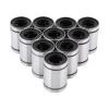 Linear Bushing Bearings, 8mm CNC Parts for Linear Shafts, 10-Pack, Precision Engineered (LM4UU 4x8x12) view 2