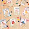 24 Sets Valentine's Day Gifts for Kids Farm Animals Wood Painting Craft Kits with Valentine Cards Valentines Day Gift Wooden Crafts for School Classroom Activity Exchange Gifts Party Favor Supplies view 1