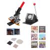 ZHIGUANYUN Square Fridge Magnets Badge Maker Machine, Square Button Making Supplies DIY Square Photo Picture Badge Button, Gift Button, Team Badge, for Crafts and DIY Projects Machine+1000pcs view 1