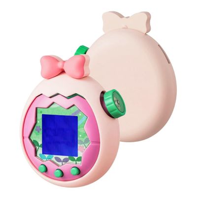 Games Console Soft Silicone Cover for Tamagotchi Paradise Fall Resistant Cute Protective Sleeve Non-Slip Games Accessories (Pink)