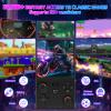 UYTGXEN XF40V Retro Handheld Game Console with 2*Detachable Long Joysticks, 4.0-Inch HD IPS Screen Retro Gaming Console, Preloaded Classic Games with Multiple Emulator, Pocket Video Gaming view 2