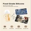 2-Pack Silicone Sleeves for Philips Avent Glass Bottles, BPA-Free Drop-Resistant Baby Bottle Sleeves with Handles, Compatible with Philips Avent Natural Glass Baby Bottles (4 & 8 oz) view 4