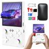 XF40V Retro Handheld Game Console, Retro Gaming Console 4.0'' IPS Screen Linux System Built-in 64G TF Card, Open Source Linux System, Preloaded 20000+ Classic Games, Portable Video Gaming (White-64G) view 1
