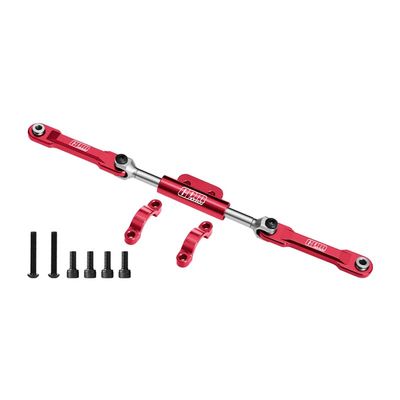GPM 7075-T6 Alloy Front Steering Link Set for 1/10 H10 Optic Kit-Vps09027 (Red)
