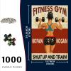 1000 Piece Adults Kids Jigsaw No Pain No Gain and Train Kids & Parents Educational Travel Toy 29.5x19.7 Inch view 2
