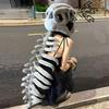 3D SpineSauru Dino Skeleton Costume with Sound, Realistic Apatosaurus Suit for Halloween, 3D Print-Friendly Family Fun (Large(45in)) view 4