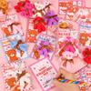 28 Pack Valentines Day Gifts for Kids Classroom Valentines Cards for Kids School Mini Bear Plush Toys Keychains Valentines for Boys Girls Class Valentines Exchange Cards Valentine Party Favors Prizes view 4