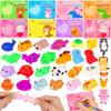 28 Pack Valentines Day Cards for Kids Classroom with Kawaii Mochi Squishies Fidget Toys Valentines Day Gifts for Kids School Valentines for Kids Class Exchange Greeting Cards Party Favors Boys Girls view 1