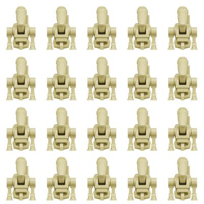 20pcs B1 Clankers Battle Robots, Clone Army Building, 20 Figures, Battle Pack with Accessories